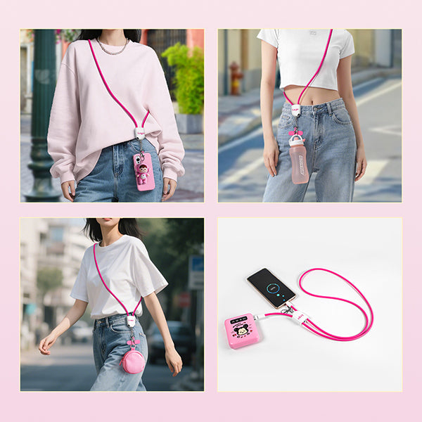 四合一掛繩數據充電線