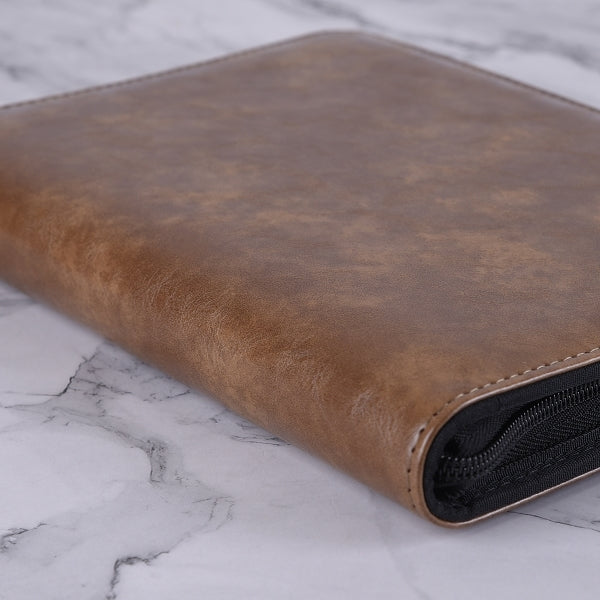 25K拉鍊包工商日誌-客製烙印商務筆記本