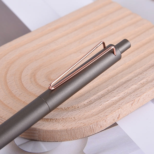 玫瑰金筆夾中油筆