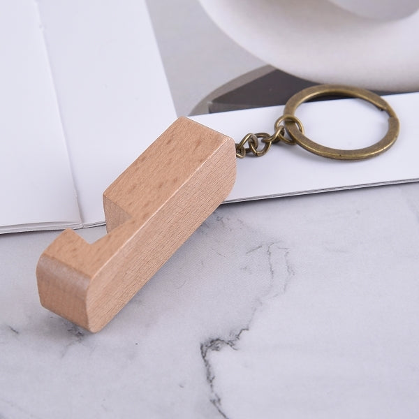 欅木手機架鑰匙圈
