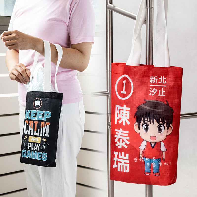 不織布袋21x30x5cm短提把