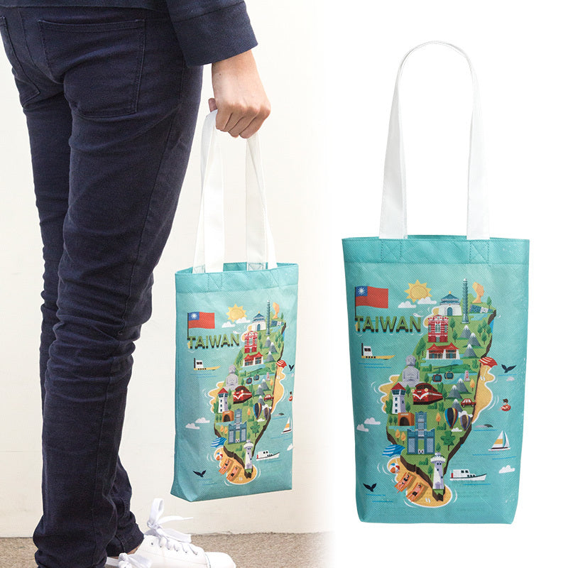 不織布袋21x30x5cm短提把