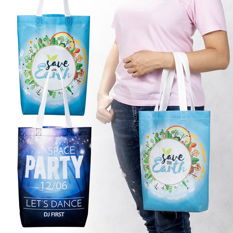 不織布袋28x34x8cm短提把