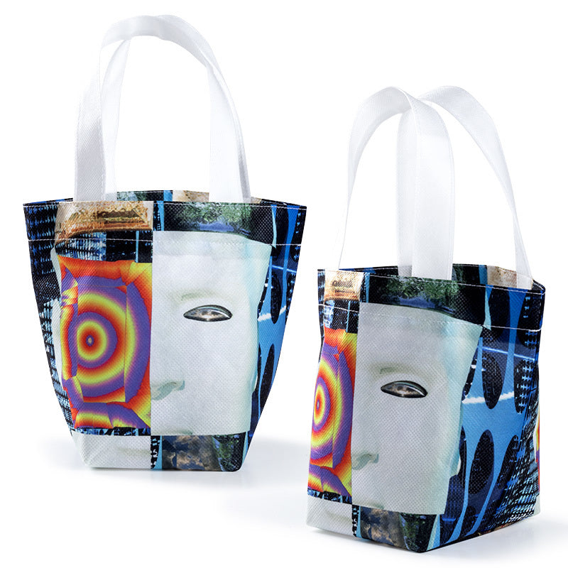 不織布袋23x18x13cm短提把