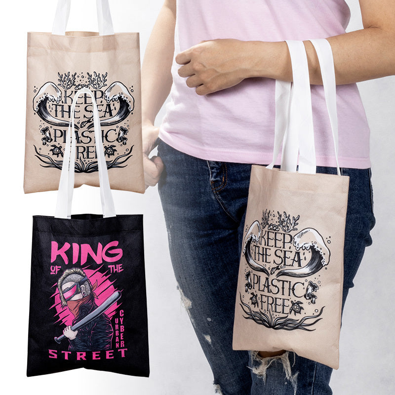 不織布袋23x30cm短提帶