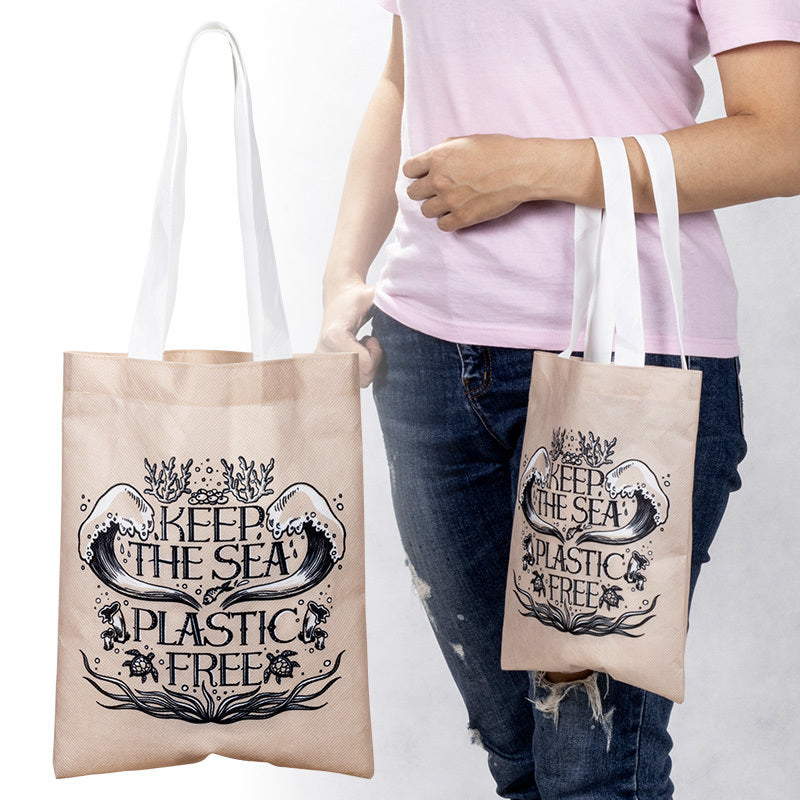 不織布袋23x30cm短提帶