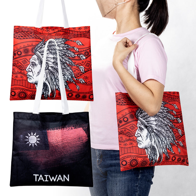 不織布袋36x33cm長提帶