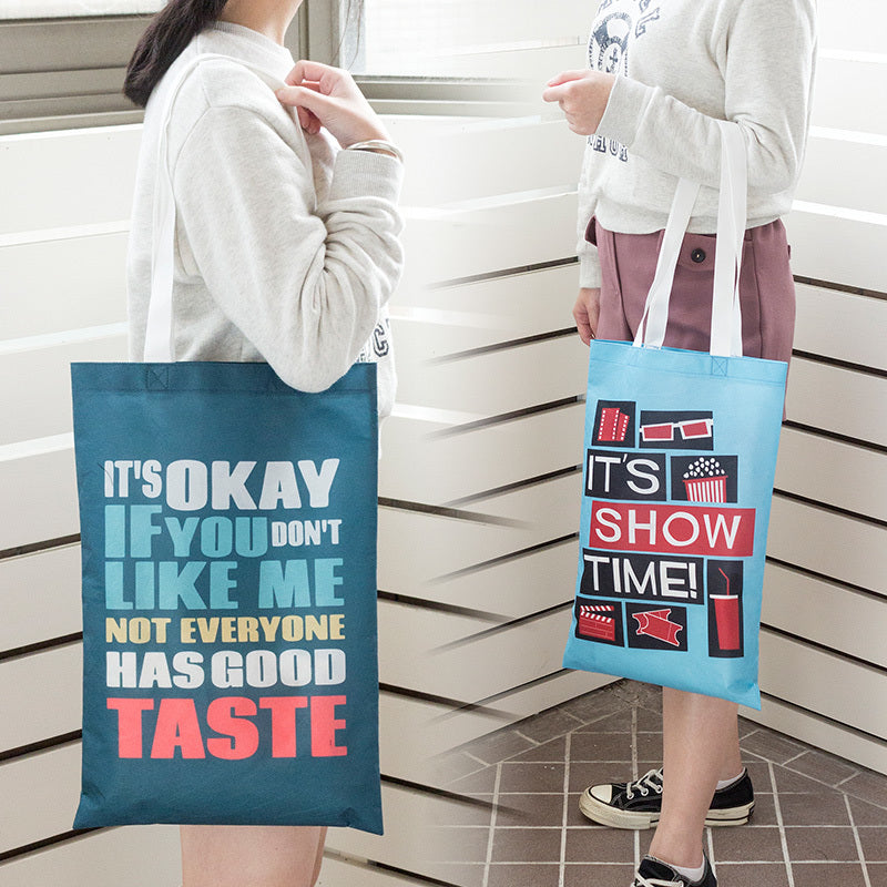 不織布袋30x45cm長提把