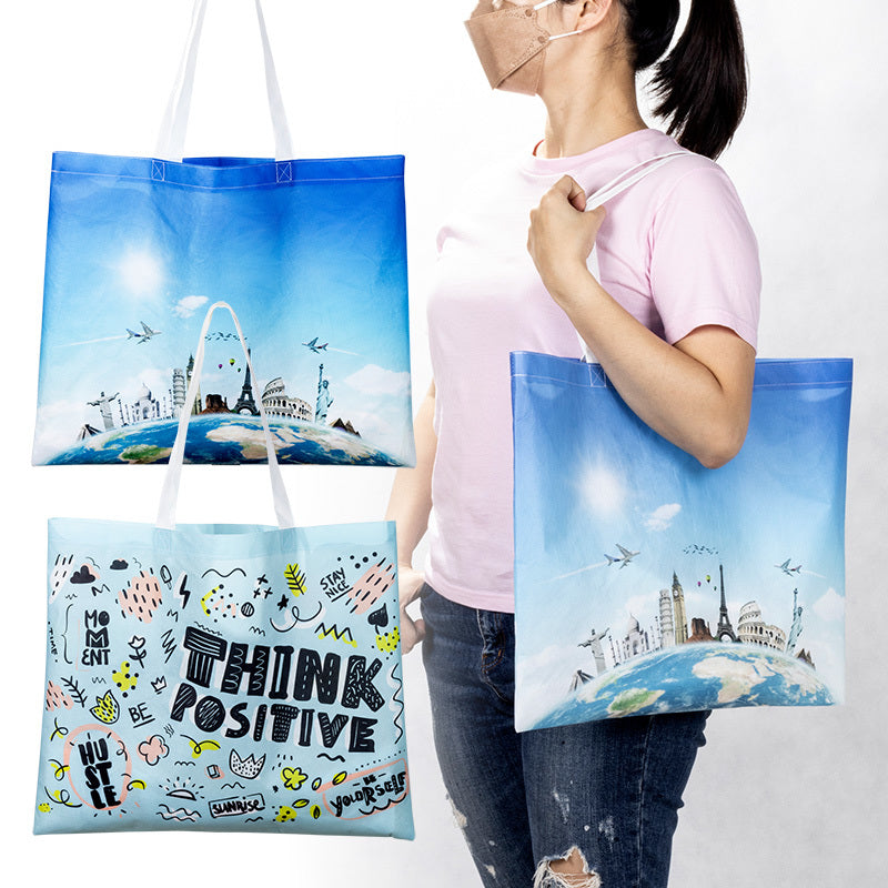 不織布袋48x40cm長提帶