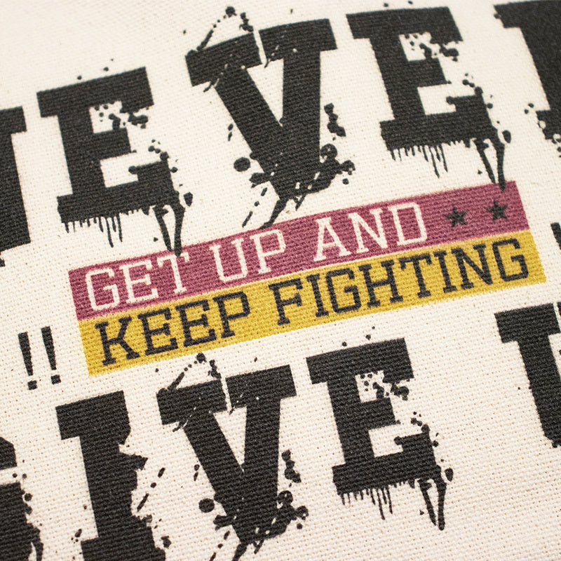 外口袋手提斜背帆布袋