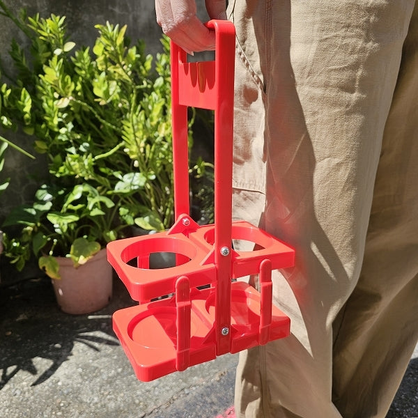 2杯裝摺疊飲料提架