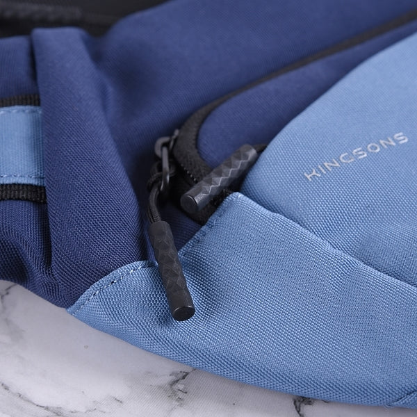 滌綸多隔層大容量斜垮包