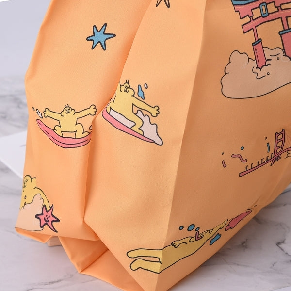 75D雙透布摺疊手提收納袋