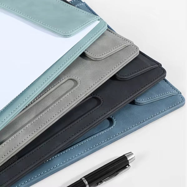 A4多功能皮革文件夾板