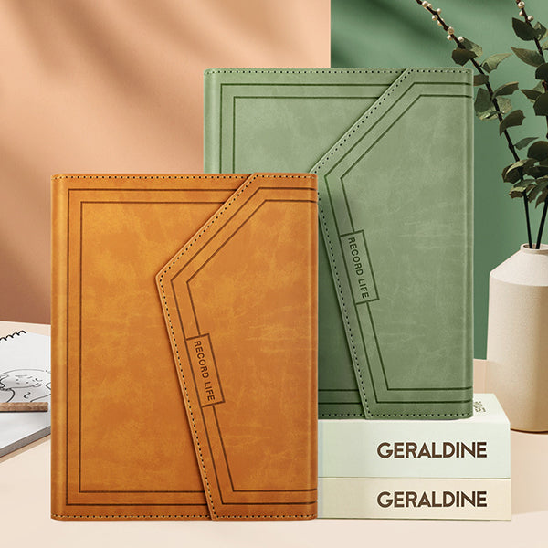 A5三折壓印活頁筆記本