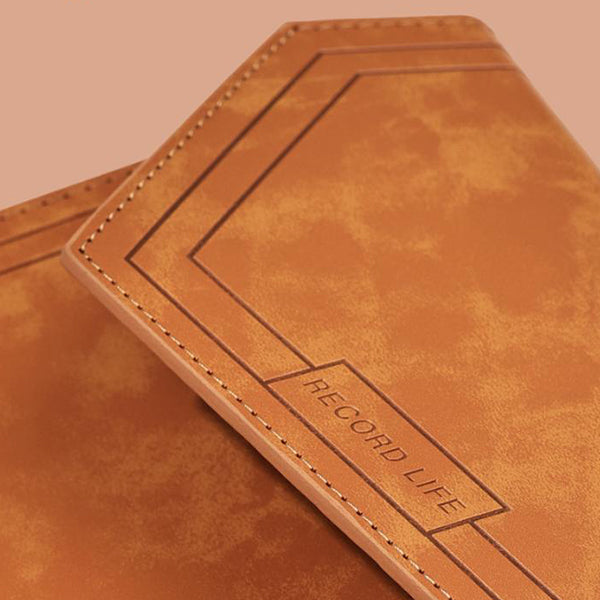 A5三折壓印活頁筆記本