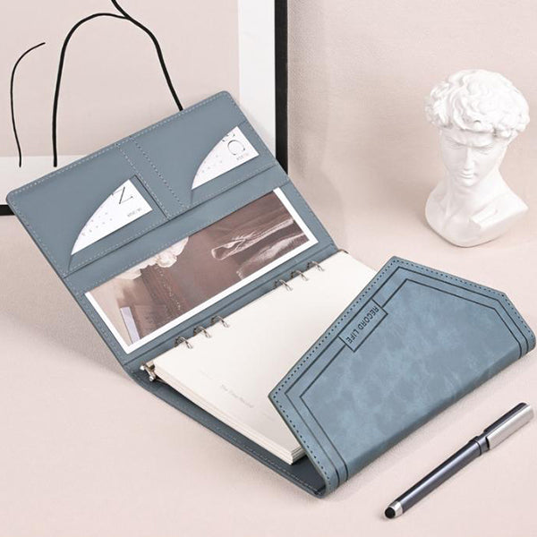 A5三折壓印活頁筆記本