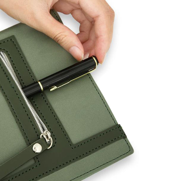 A5拉鍊收納筆記本