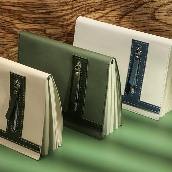 A5拉鍊收納筆記本