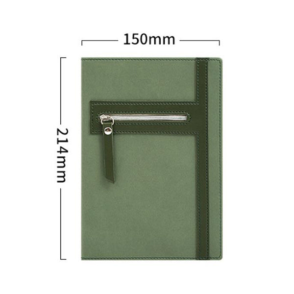 A5拉鍊收納筆記本