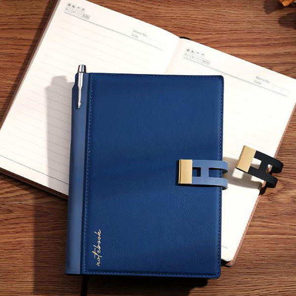 A5商務筆記本-PU皮革客製印刷記事本