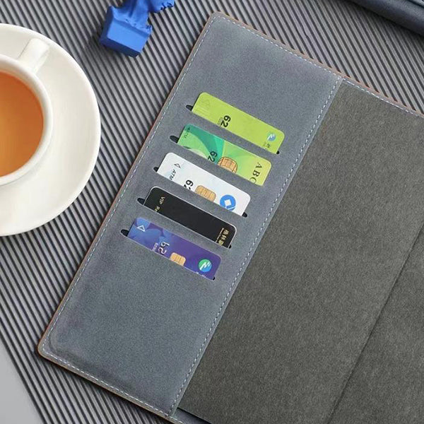 扣環皮革活頁記事本