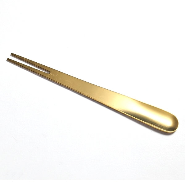 不鏽鋼金點心水果叉子