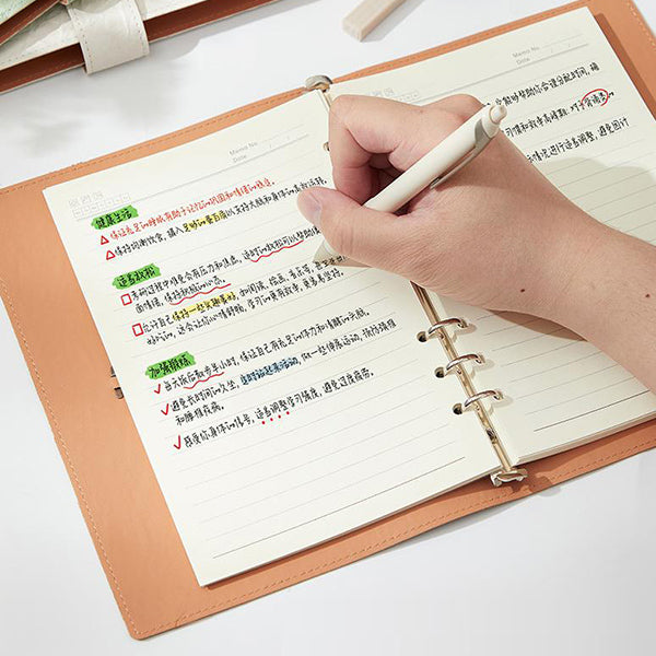 軟皮活頁工商日誌