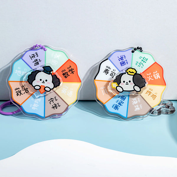 旋轉壓克力鑰匙圈