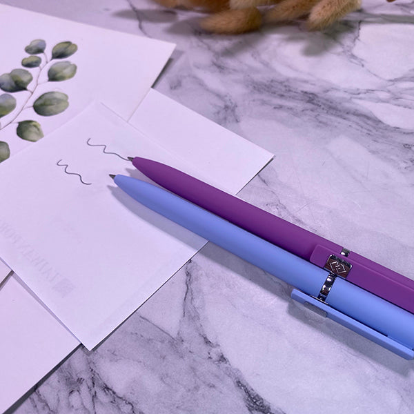 噴膠筆桿原子筆