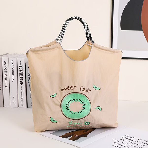 電繡尼龍折疊收納包