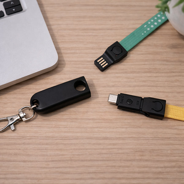 識別證帶充電線