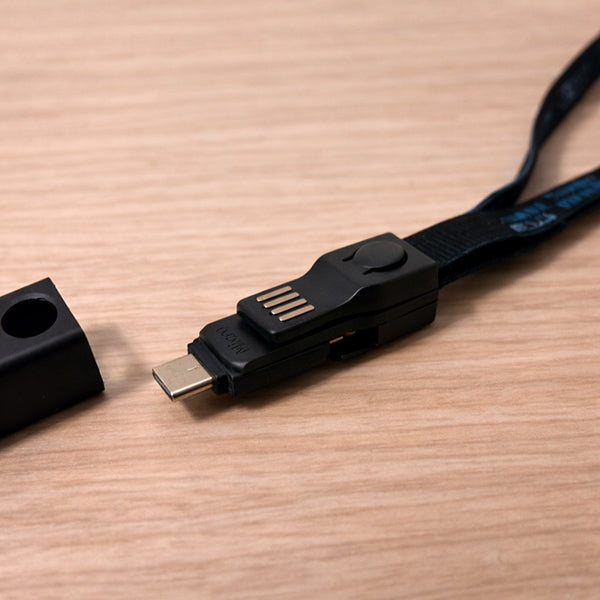 識別證帶充電線