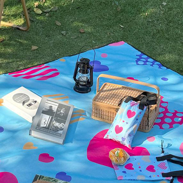 束口袋野餐墊