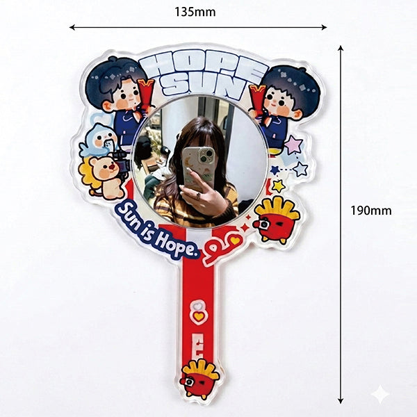 打卡凸面鏡子小圓鏡