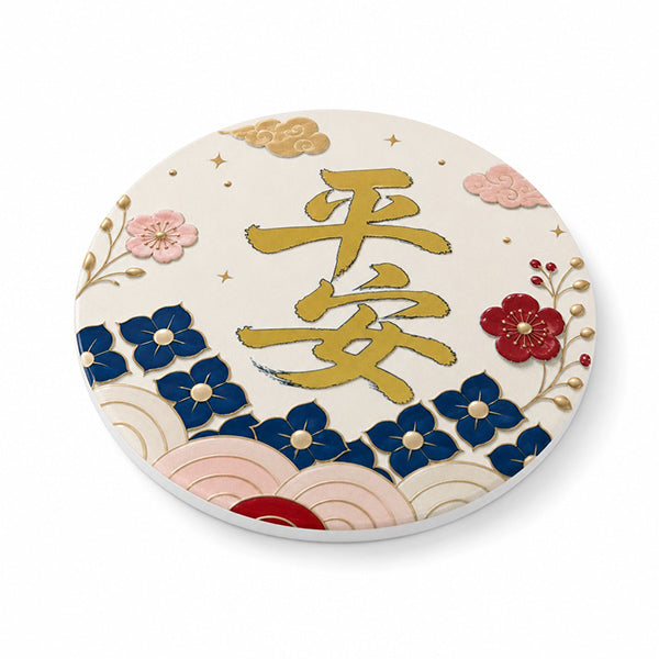 燙金燙銀陶瓷吸水杯墊