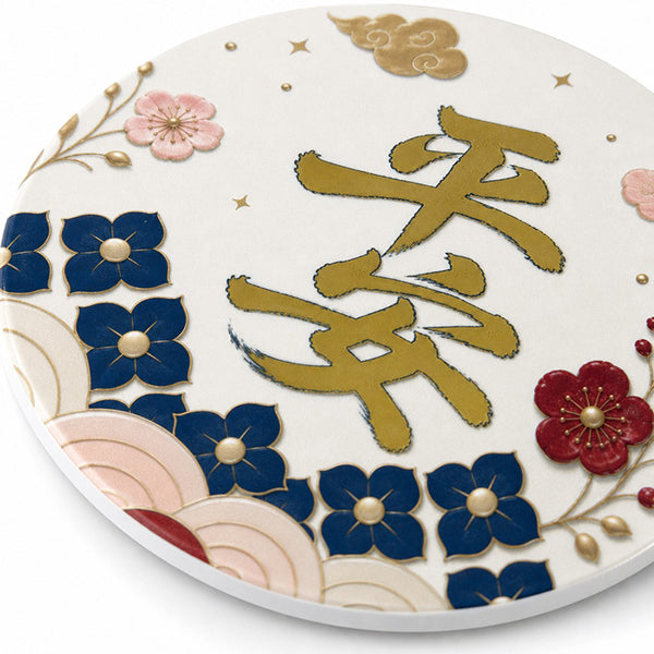 燙金燙銀陶瓷吸水杯墊