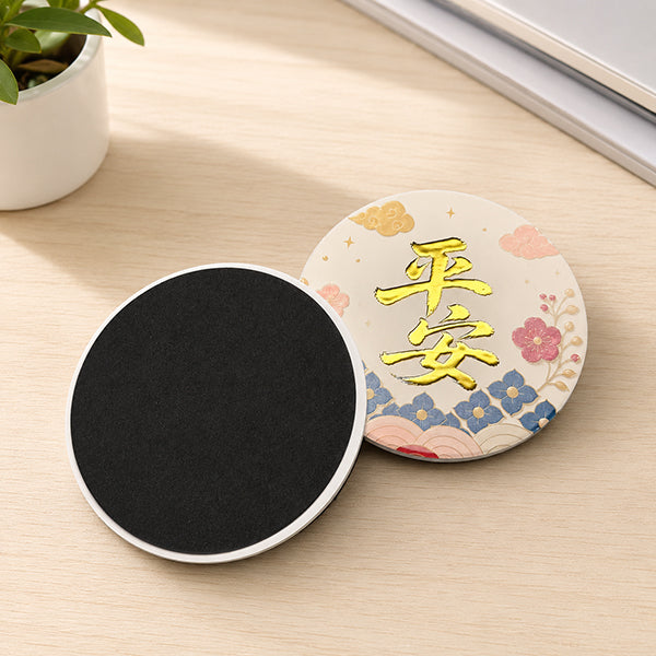 燙金燙銀陶瓷吸水杯墊