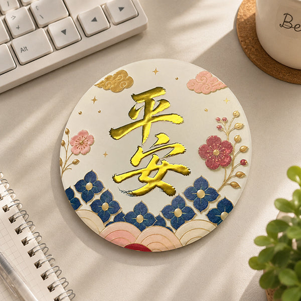 燙金燙銀陶瓷吸水杯墊
