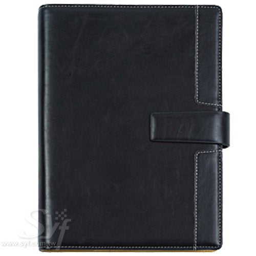 經典拼接工商日誌-磁扣式活頁筆記本-客製化LOGO