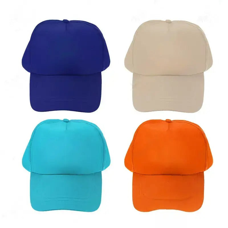 【少量客製】聚酯纖維5片棒球帽-可印logo圖案