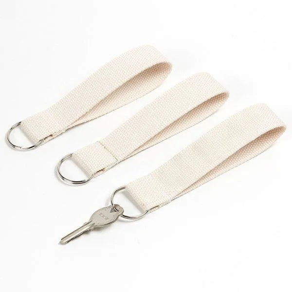 編織帶鑰匙圈-吊掛式W3xH15.5cm長編織帶/可選色-單面單色印刷