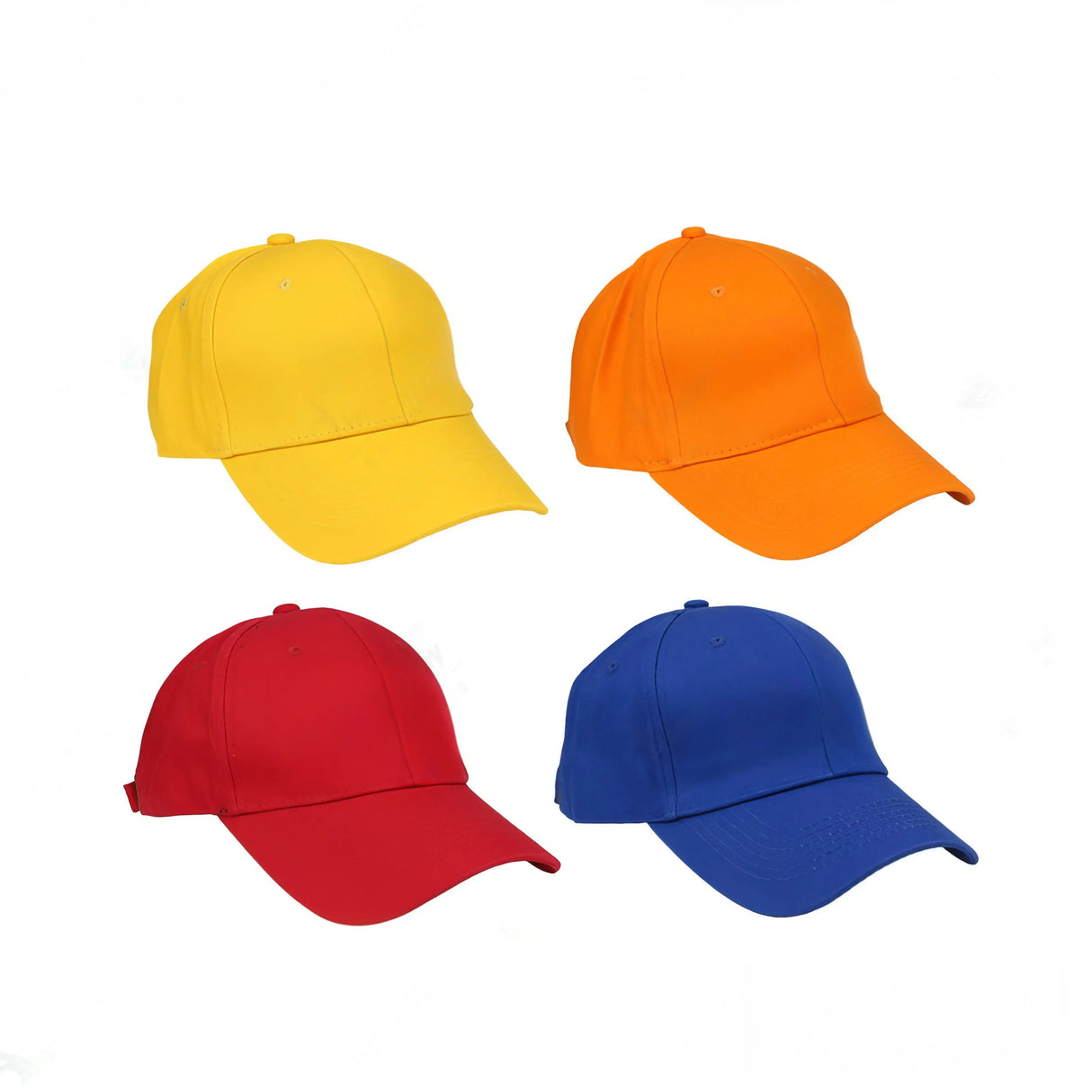 【少量客製】全棉6片銅扣棒球帽-可客製印刷文字圖案