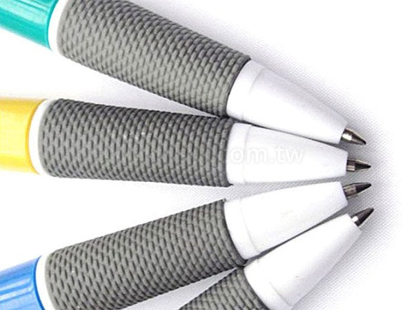 廣告筆-防滑胖胖筆管禮品-單色原子筆-五款筆桿可選-採購訂製贈品筆