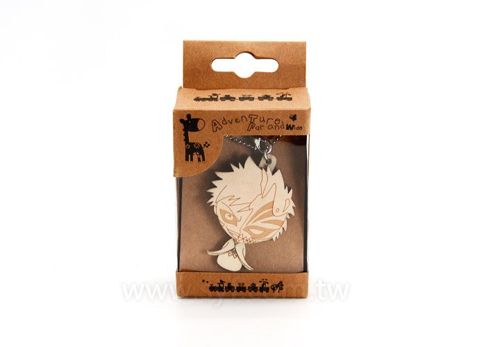 立體造型木質鑰匙圈