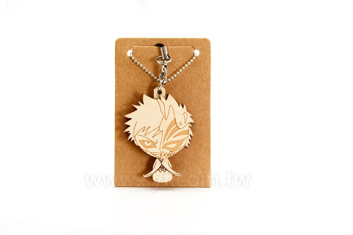 立體造型木質鑰匙圈