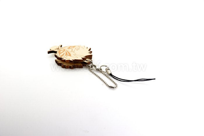 立體造型木質鑰匙圈