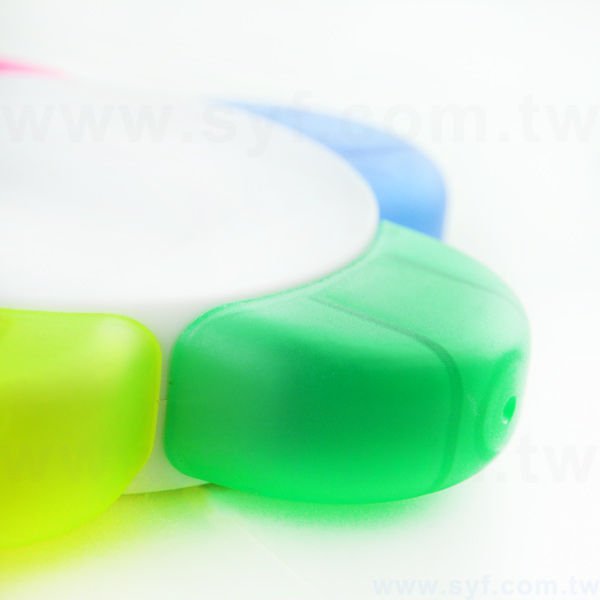 廣告螢光筆-造型花瓣禮品-五色原子筆-工廠客製化印刷贈品筆