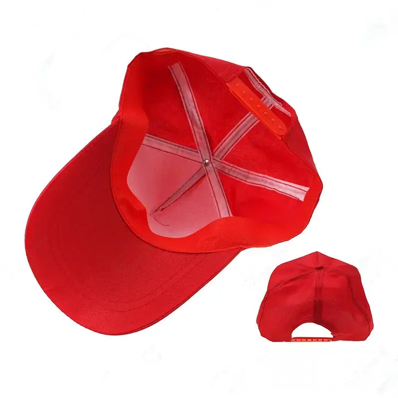 【少量客製】聚酯纖維5片棒球帽-可印logo圖案