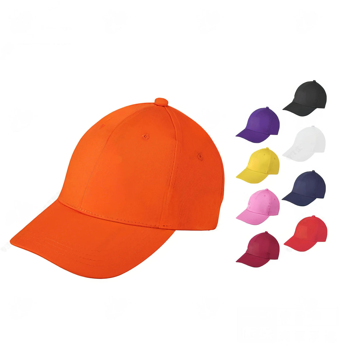 【少量客製】全棉棒球帽-可客製印刷LOGO